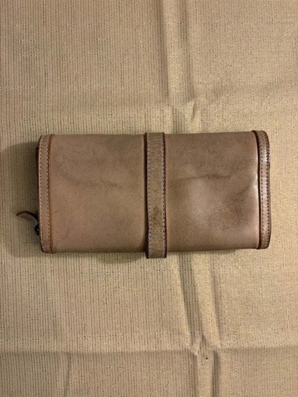 Burberry Blue Label Leather Long Wallet with Nova Check Interior